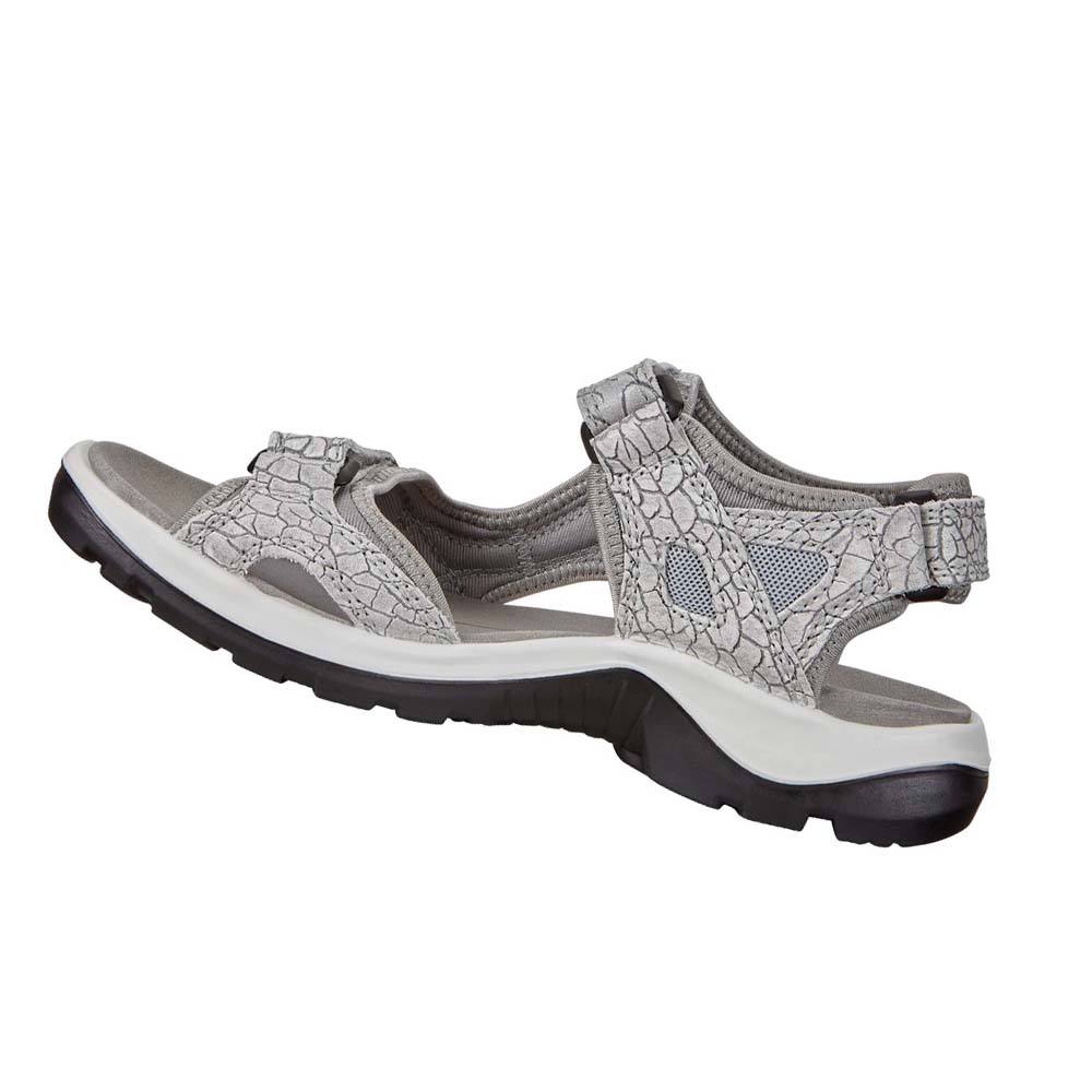 Women's Ecco Yucatan Sandals Silver | Canada 198VRW